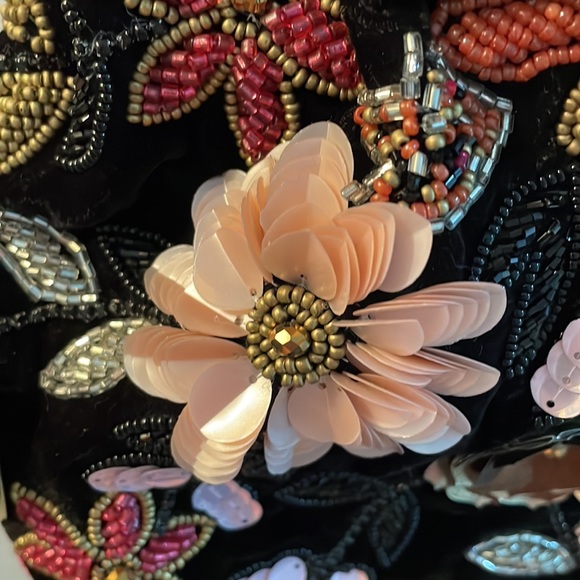 Sequin velvet crossbody or shoulder bag - Picture 4 of 7